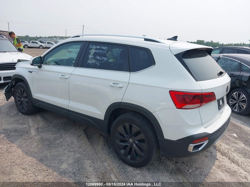 Auction sale of the 2022 VOLKSWAGEN TAOS , vin: 3VVWX7B23NM039359, lot number: 12069980