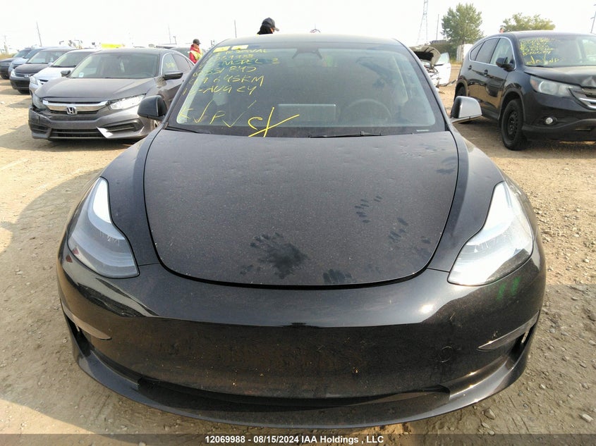 2023 Tesla Model 3 VIN: LRW3E1EB5PC851845 Lot: 12069988