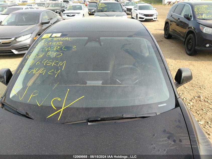 2023 Tesla Model 3 VIN: LRW3E1EB5PC851845 Lot: 12069988