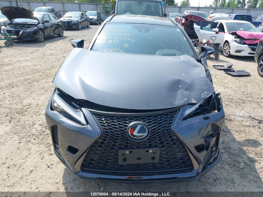 2024 Lexus Ux 250H VIN: JTHR9JBH7R2077793 Lot: 12070004