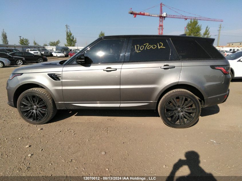 2019 Land Rover Range Rover Sport VIN: SALWV2RE5KA839850 Lot: 12070012