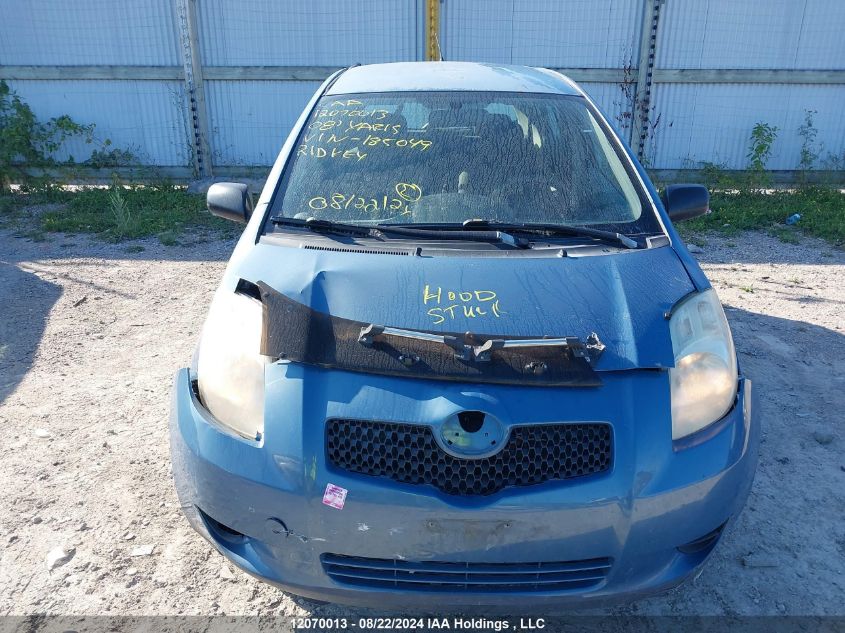 2008 Toyota Yaris VIN: JTDKT923685185049 Lot: 12070013
