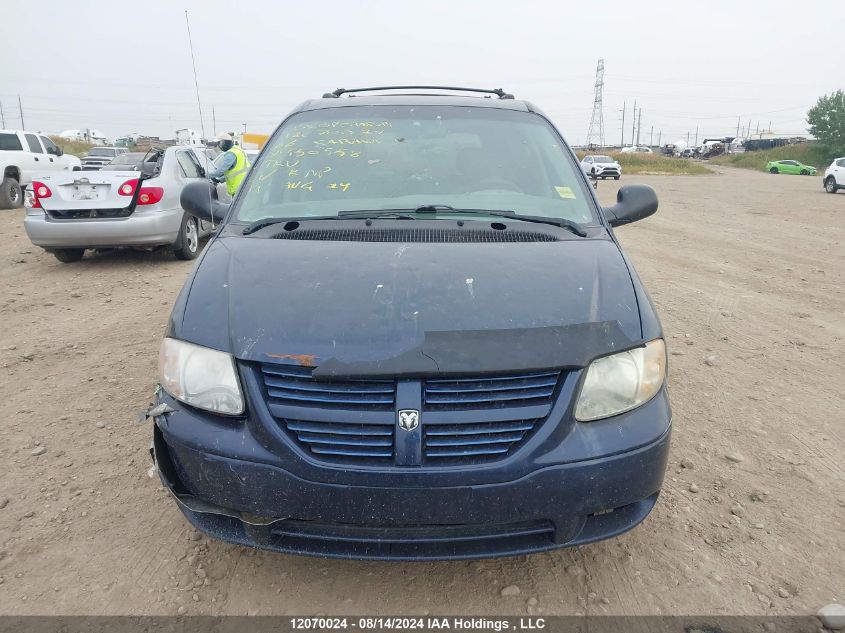 2006 Dodge Caravan VIN: 1D4GP25R86B550558 Lot: 12070024