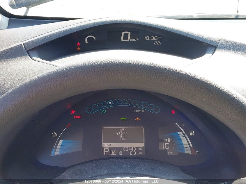 2016 Nissan Leaf VIN: 1N4AZ0CPXGC304812 Lot: 12070066