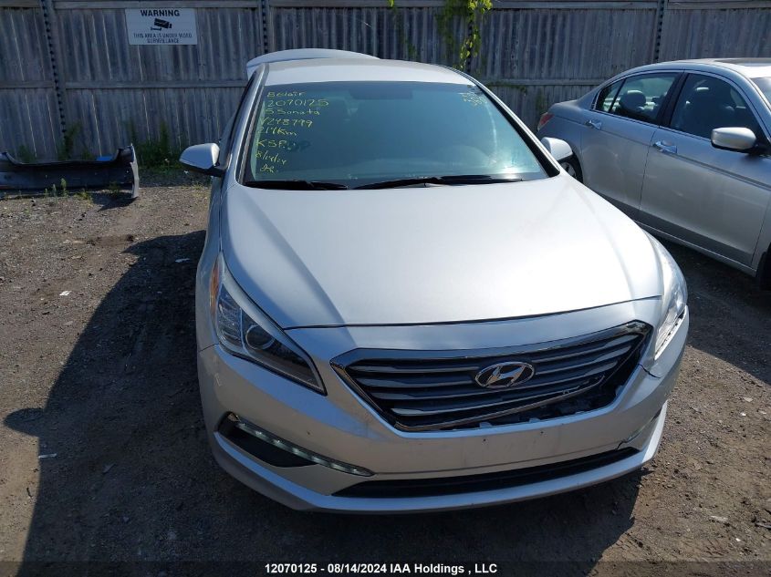 2015 Hyundai Sonata VIN: 5NPE24AF9FH248799 Lot: 12070125