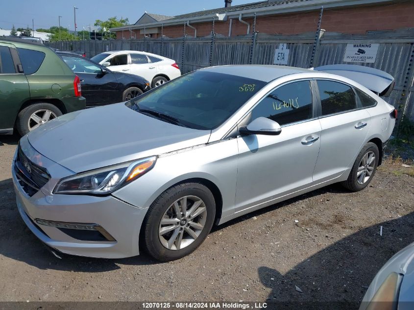 2015 Hyundai Sonata VIN: 5NPE24AF9FH248799 Lot: 12070125