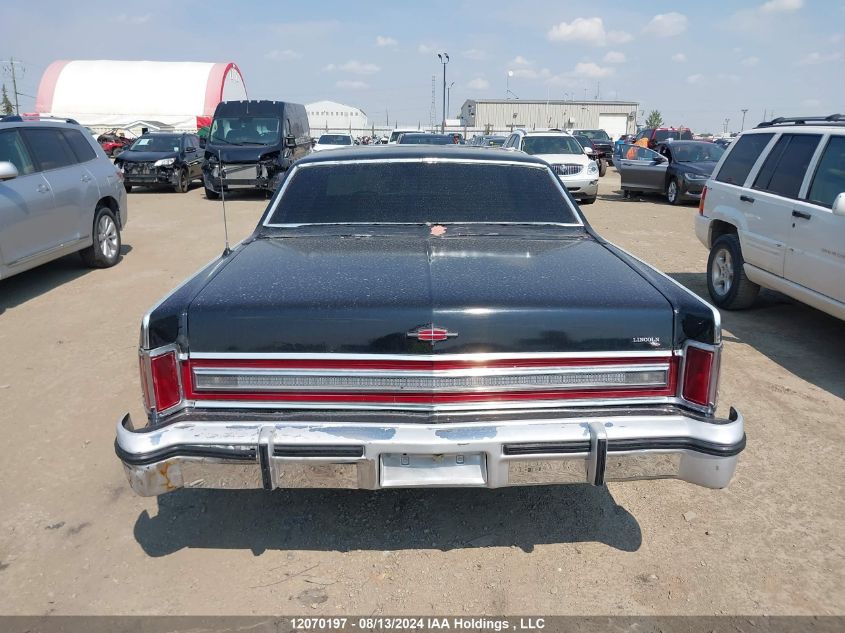 1979 Lincoln Continental VIN: 9Y81S765990 Lot: 12070197