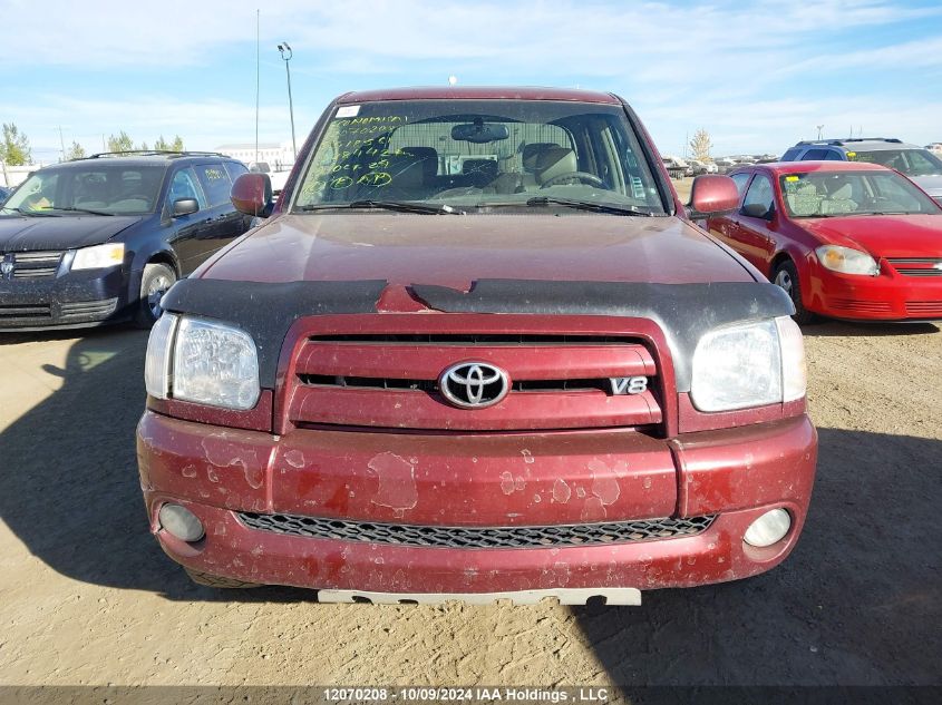 2006 Toyota Tundra Limited V8 VIN: 5TBDT48146S518561 Lot: 12070208