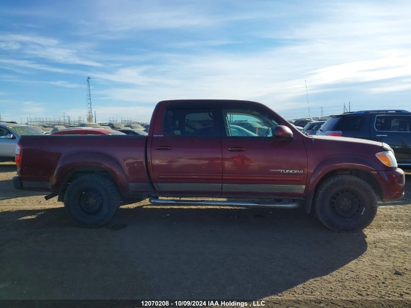 2006 Toyota Tundra Limited V8 VIN: 5TBDT48146S518561 Lot: 12070208