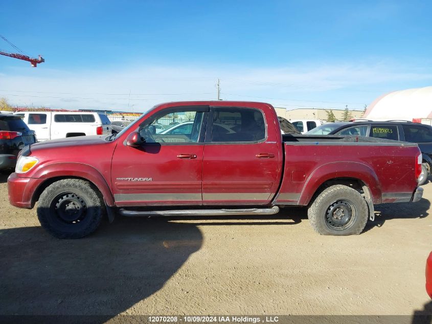 2006 Toyota Tundra Limited V8 VIN: 5TBDT48146S518561 Lot: 12070208