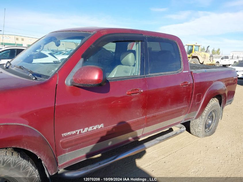 2006 Toyota Tundra Limited V8 VIN: 5TBDT48146S518561 Lot: 12070208