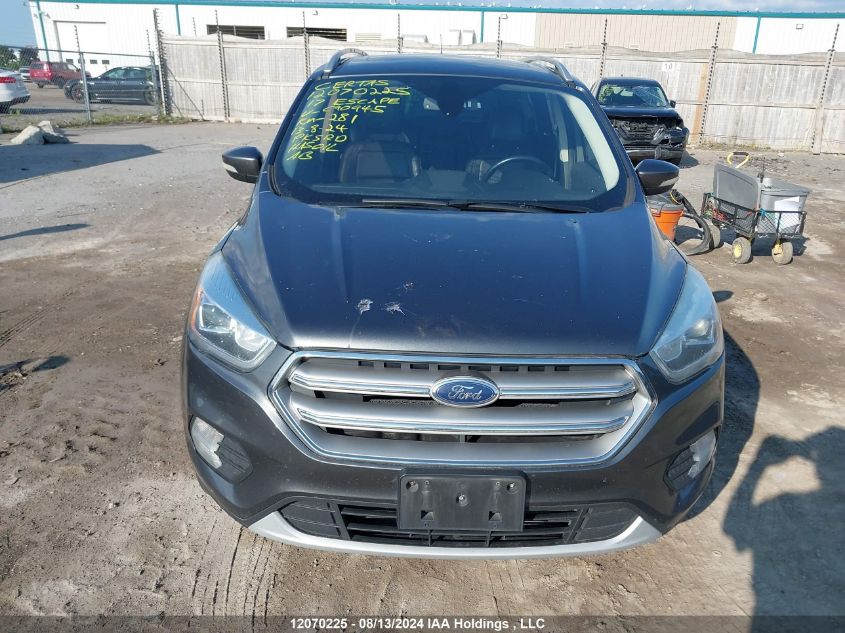 2017 Ford Escape Titanium VIN: 1FMCU9J9XHUC90945 Lot: 12070225
