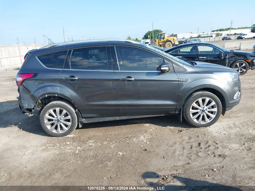 2017 Ford Escape Titanium VIN: 1FMCU9J9XHUC90945 Lot: 12070225
