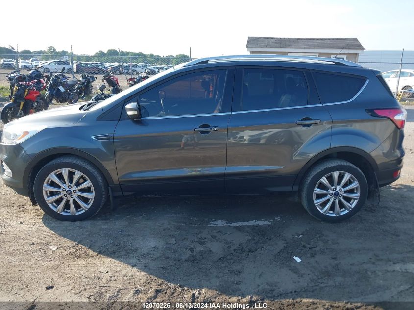 2017 Ford Escape Titanium VIN: 1FMCU9J9XHUC90945 Lot: 12070225