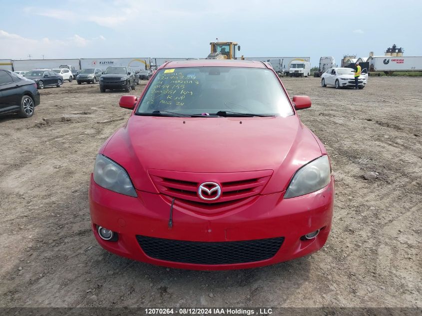 2004 Mazda Mazda3 VIN: JM1BK143541159755 Lot: 12070264