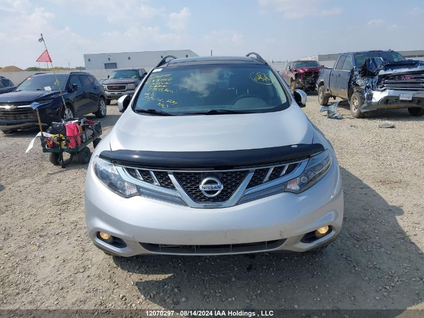 2011 Nissan Murano Sl VIN: JN8AZ1MW7BW168852 Lot: 12070297