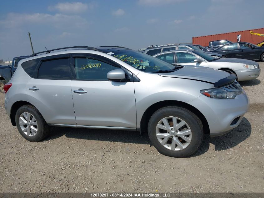 2011 Nissan Murano Sl VIN: JN8AZ1MW7BW168852 Lot: 12070297