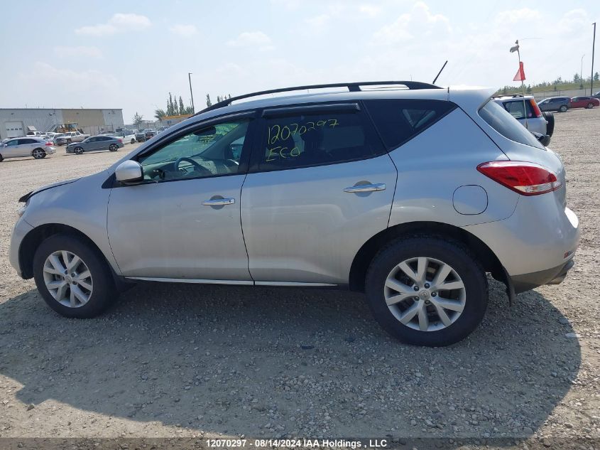 2011 Nissan Murano Sl VIN: JN8AZ1MW7BW168852 Lot: 12070297