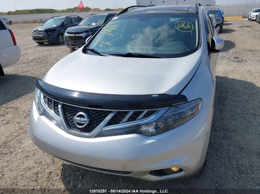 2011 Nissan Murano Sl VIN: JN8AZ1MW7BW168852 Lot: 12070297