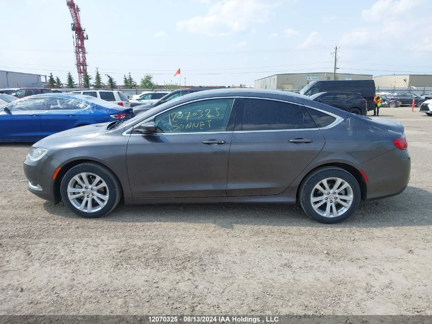 2015 Chrysler 200 Limited VIN: 1C3CCCAB8FN644674 Lot: 12070325