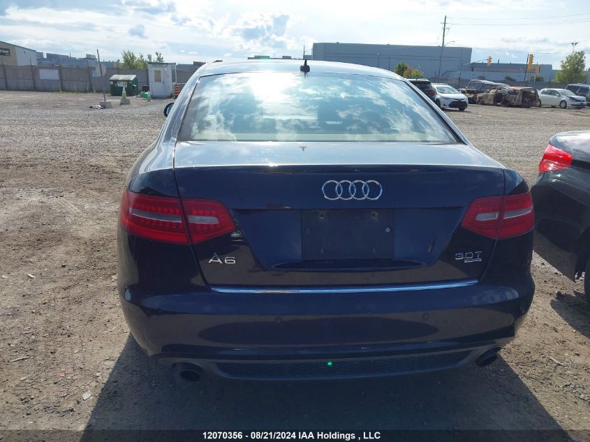 2010 Audi A6 VIN: WAUPGCFB4AN053113 Lot: 12070356