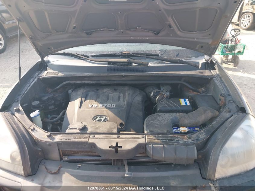 2007 Hyundai Tucson Gl/Gls VIN: KM8JM72D97U672929 Lot: 12070361