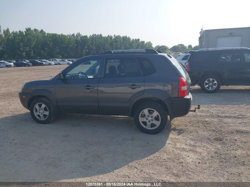 2007 Hyundai Tucson Gl/Gls VIN: KM8JM72D97U672929 Lot: 12070361