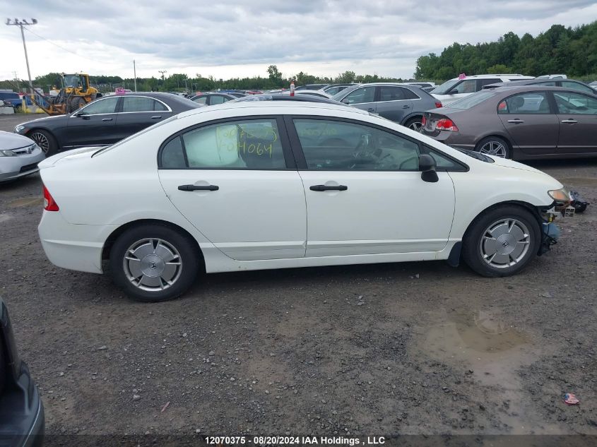 2009 Honda Civic Dx-G VIN: 2HGFA16449H014064 Lot: 12070375