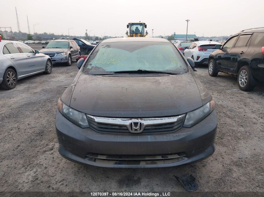 2012 Honda Civic Lx VIN: 2HGFB2F41CH047176 Lot: 12070397