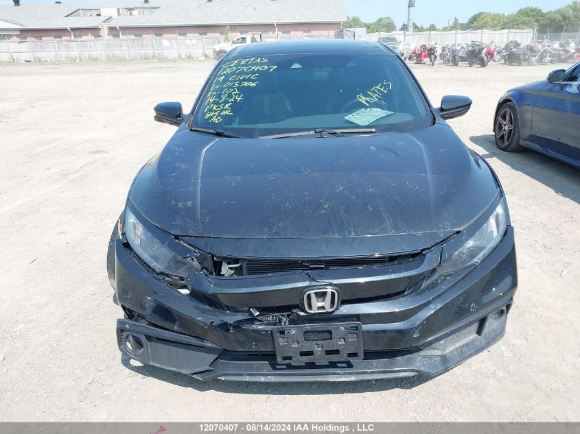 2019 Honda Civic Sport VIN: 2HGFC2F80KH015706 Lot: 12070407