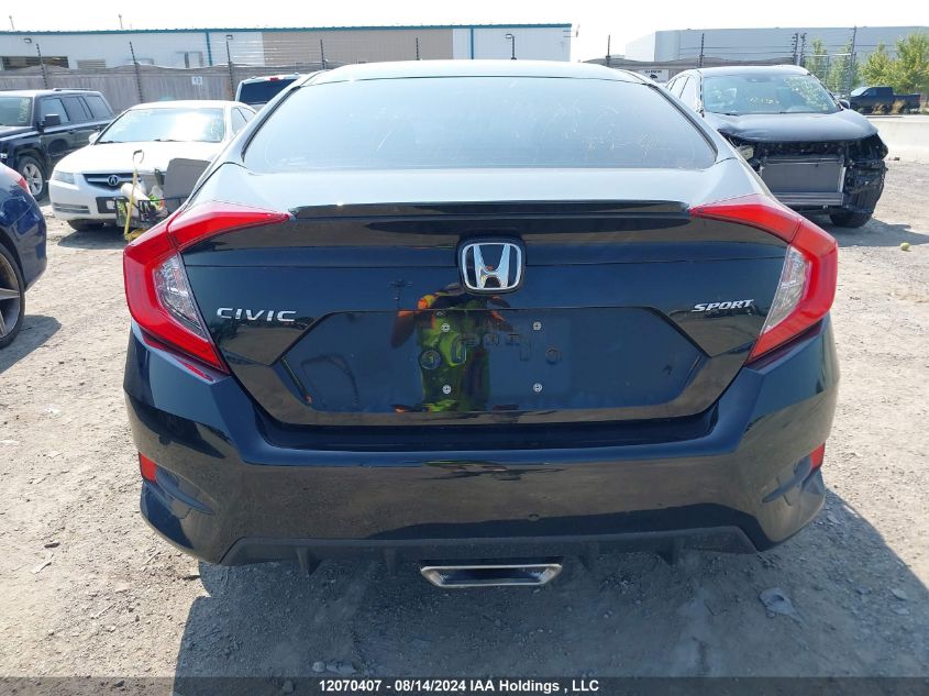 2019 Honda Civic Sport VIN: 2HGFC2F80KH015706 Lot: 12070407