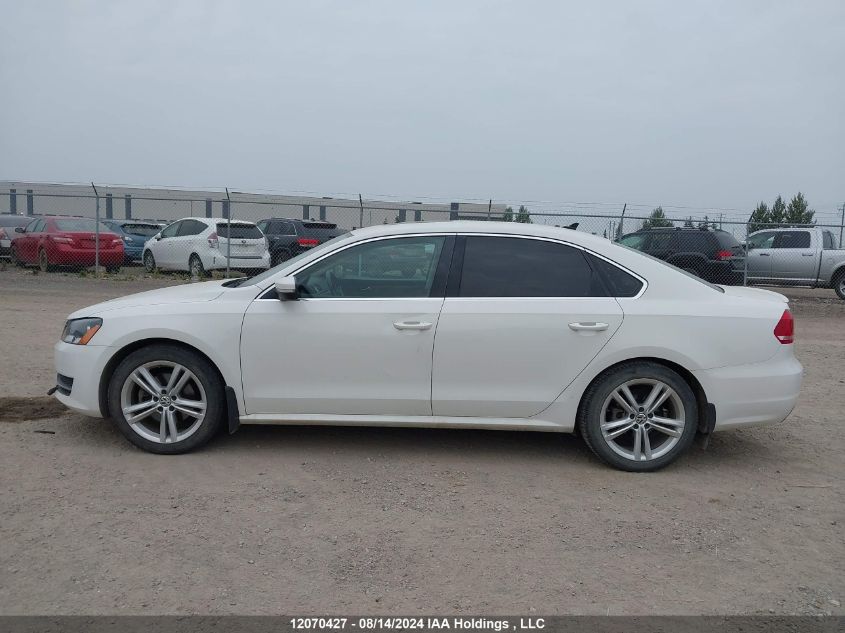 2014 Volkswagen Passat VIN: 1VWBH7A34EC020970 Lot: 12070427