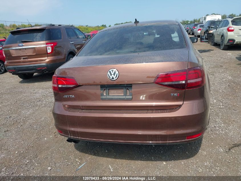 2016 Volkswagen Jetta 1.8T Sport VIN: 3VWD07AJ8GM410485 Lot: 12070433