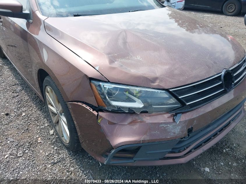 2016 Volkswagen Jetta 1.8T Sport VIN: 3VWD07AJ8GM410485 Lot: 12070433