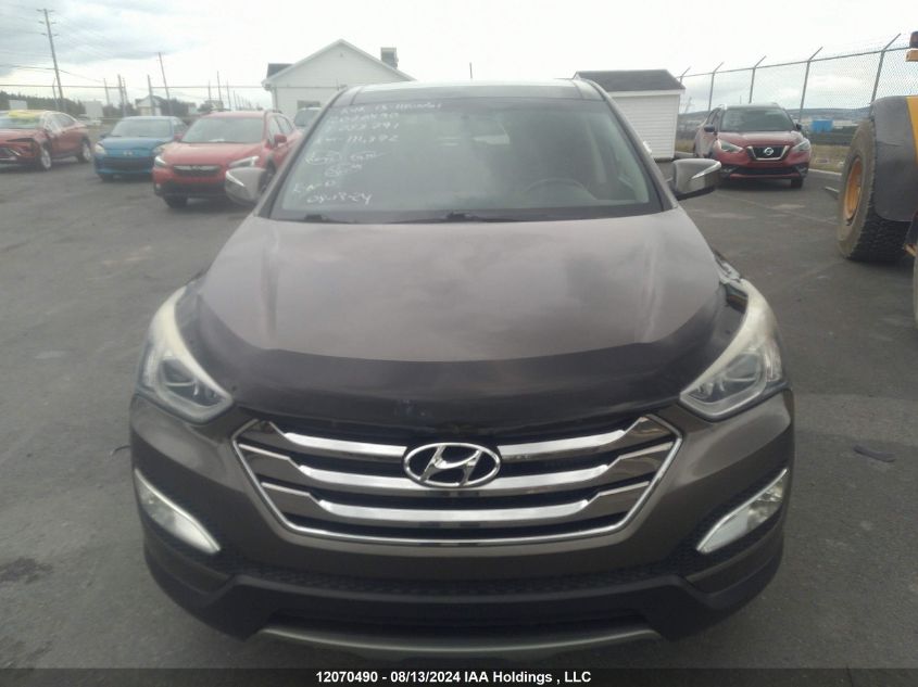 2013 Hyundai Santa Fe Sport VIN: 5XYZUDLA1DG088791 Lot: 12070490