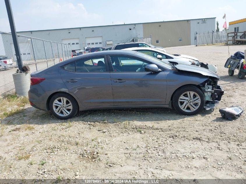 2019 Hyundai Elantra Sel/Value/Limited VIN: KMHD84LF0KU805392 Lot: 12070491