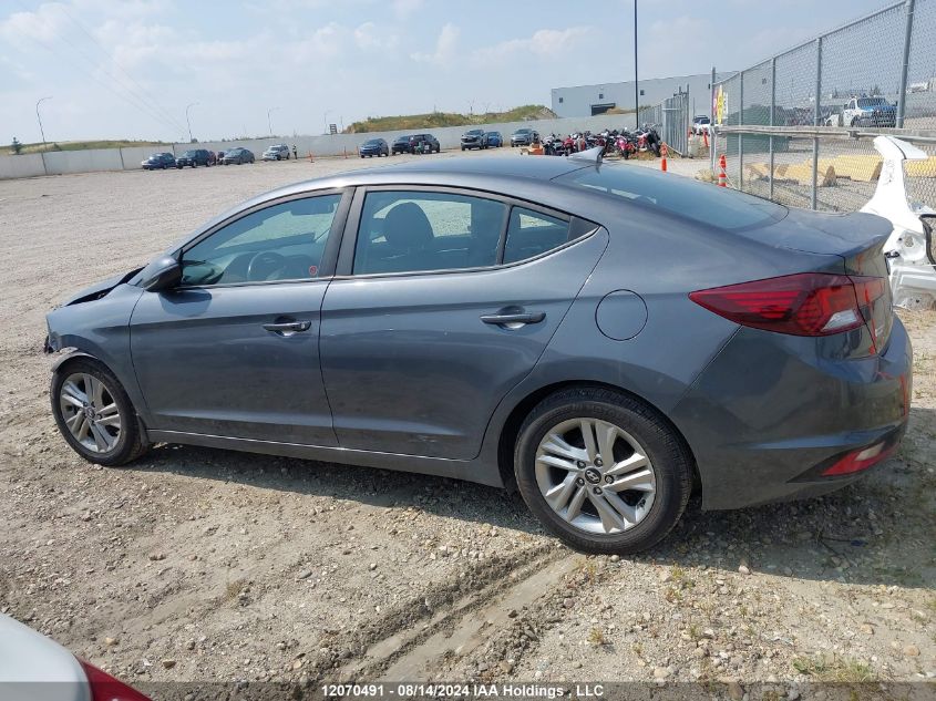 2019 Hyundai Elantra Sel/Value/Limited VIN: KMHD84LF0KU805392 Lot: 12070491