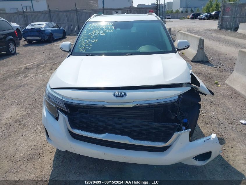 2021 Kia Seltos VIN: KNDEUCAA6M7118375 Lot: 12070499