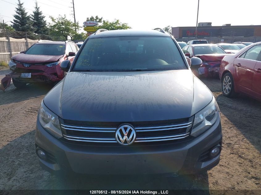 2015 Volkswagen Tiguan VIN: WVGHV7AX9FW501415 Lot: 12070512