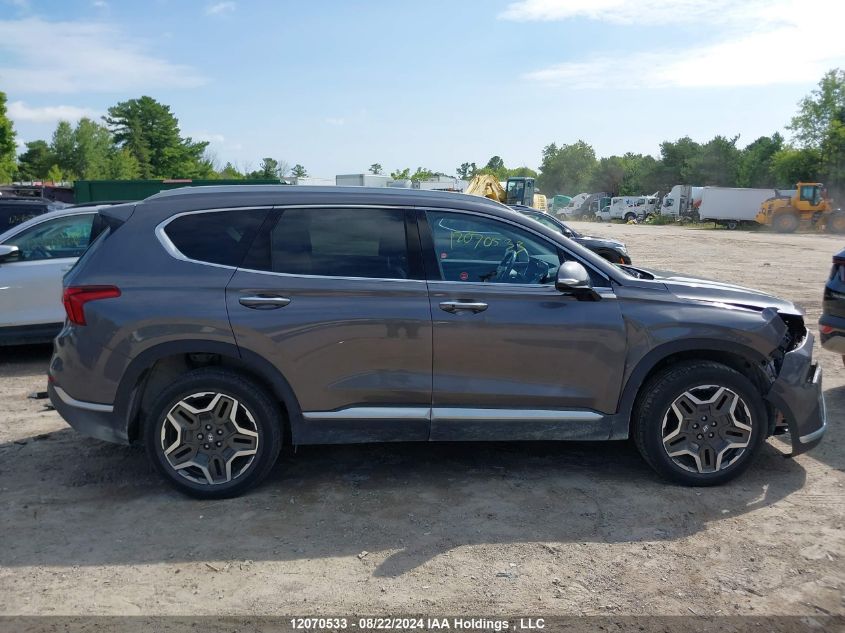 2021 Hyundai Santa Fe Luxury Hybrid Awd VIN: KM8S5DA19MU003160 Lot: 12070533