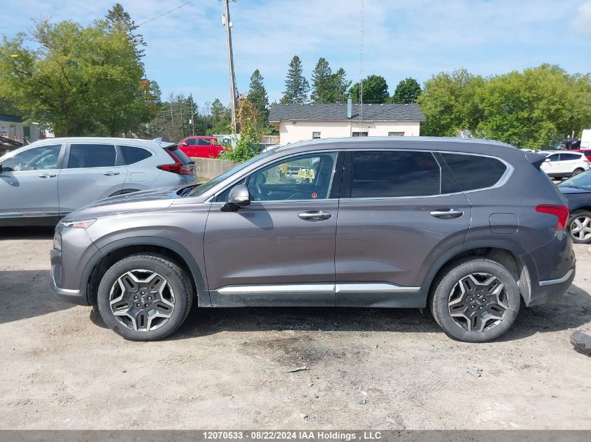 2021 Hyundai Santa Fe Luxury Hybrid Awd VIN: KM8S5DA19MU003160 Lot: 12070533