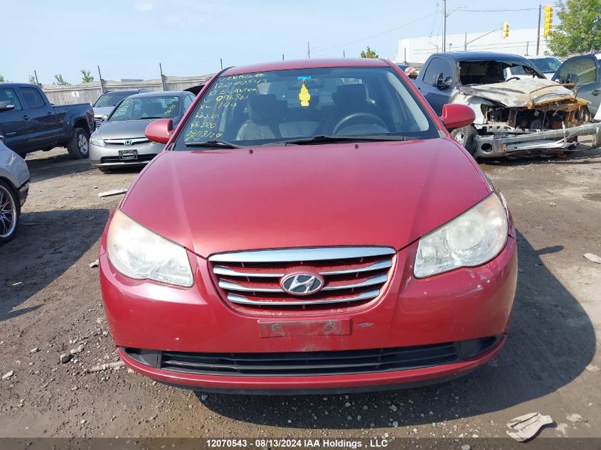 2010 Hyundai Elantra Gl VIN: KMHDU4BD8AU096561 Lot: 12070543