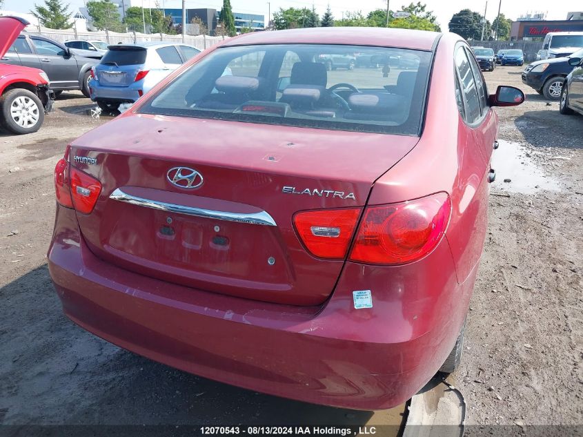 2010 Hyundai Elantra Gl VIN: KMHDU4BD8AU096561 Lot: 12070543