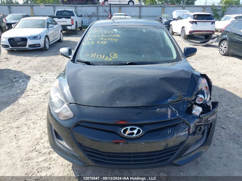 2013 Hyundai Elantra Gt VIN: KMHD25LE2DU156504 Lot: 12070547