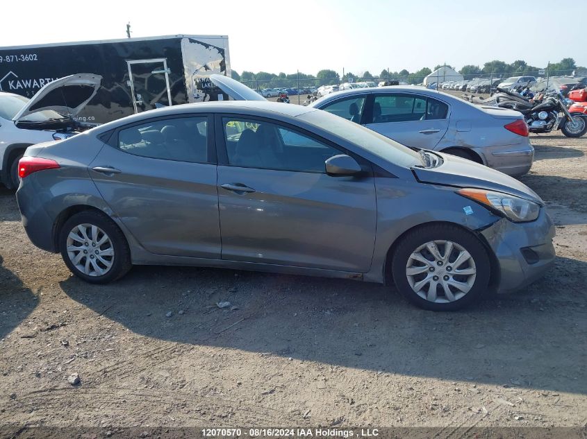 2013 Hyundai Elantra Gl VIN: 5NPDH4AE4DH324492 Lot: 12070570