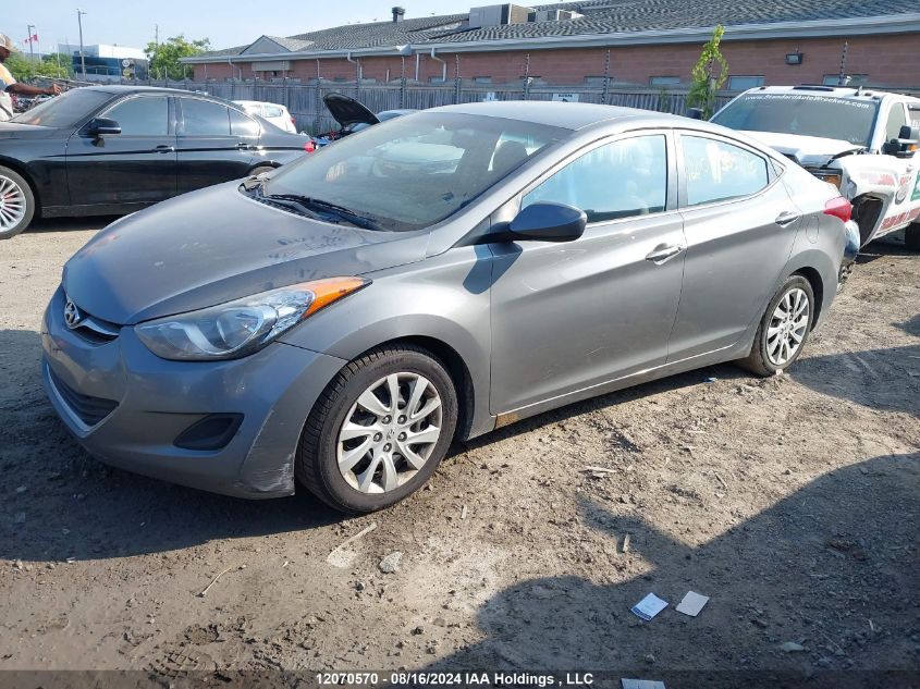 2013 Hyundai Elantra Gl VIN: 5NPDH4AE4DH324492 Lot: 12070570