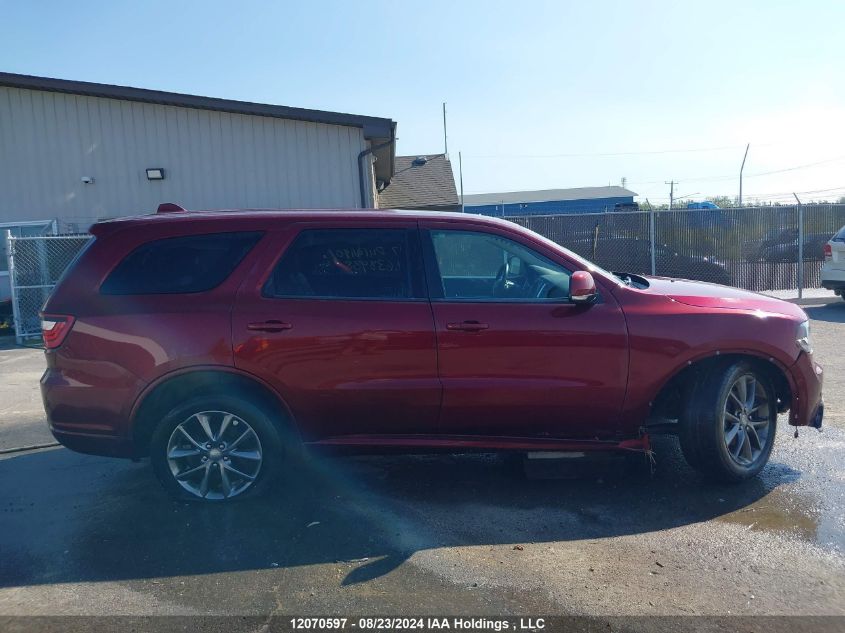 2017 Dodge Durango Gt VIN: 1C4RDJDG1HC638938 Lot: 12070597