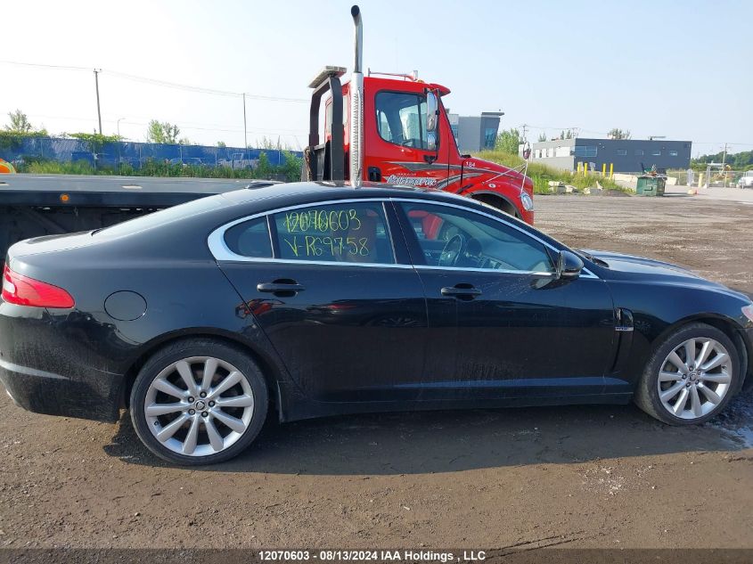 2010 Jaguar Xf VIN: SAJXA0GB8ALR69758 Lot: 12070603