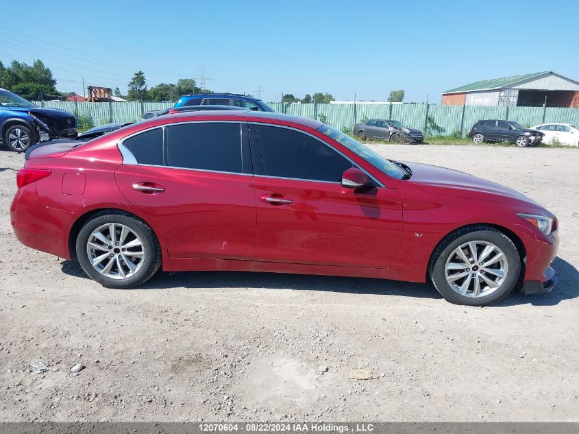 2014 Infiniti Q50 VIN: JN1BV7AR9EM706421 Lot: 12070604