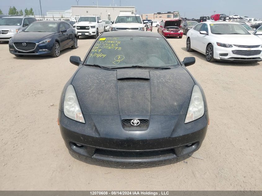 2002 Toyota Celica Gt-S VIN: JTDDY32T320058593 Lot: 12070608